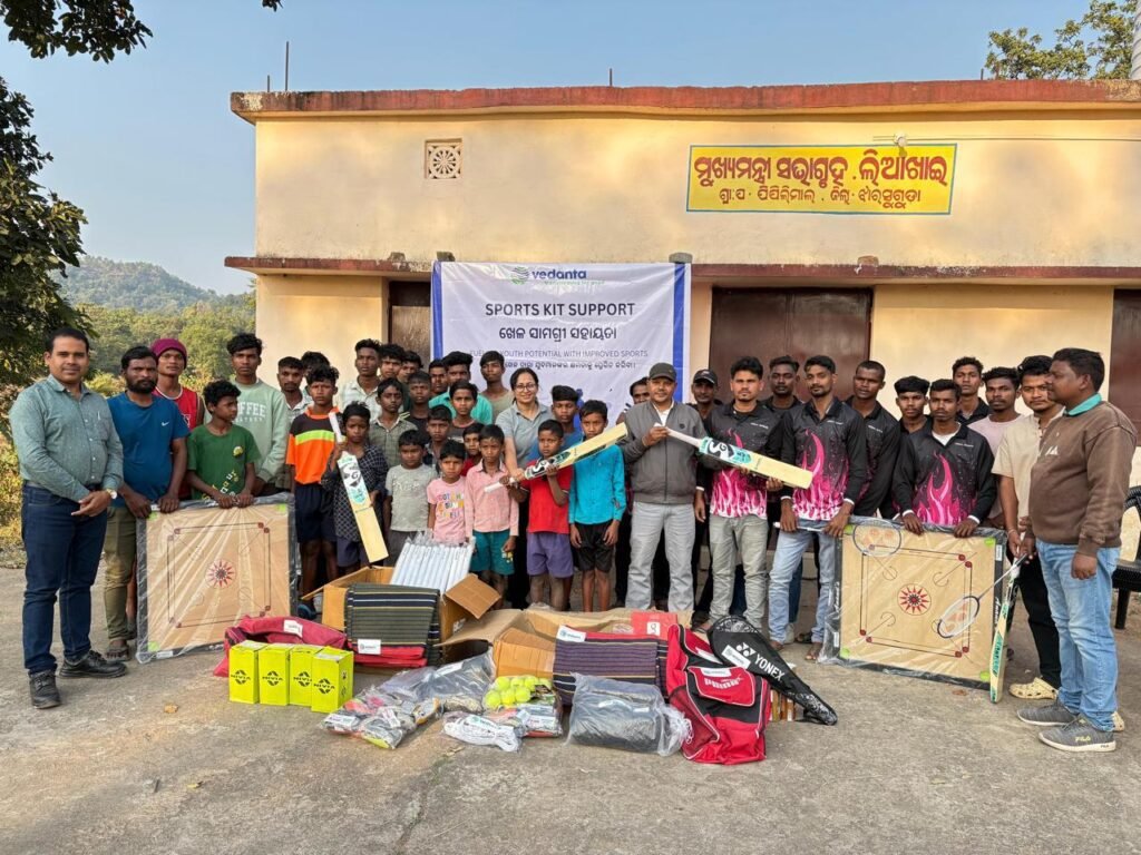 Vedanta Aluminium distributes sports kits to youth in Odisha to support grassroots sports