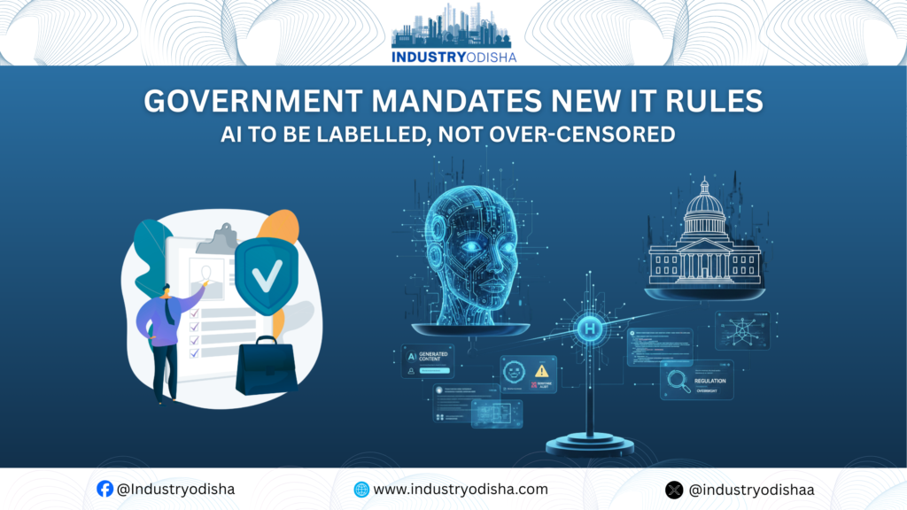 Government mandates new IT rules- AI to be labelled, not over-censored New IT rules mandate AI content labeling