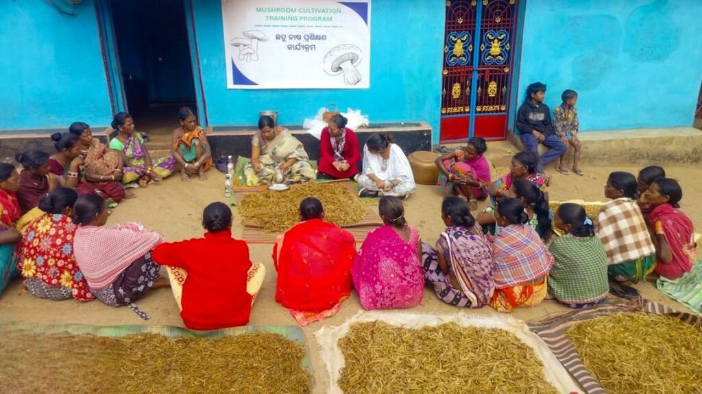 Vedanta Aluminium Empowers Rural Women to cultivate Mushroom